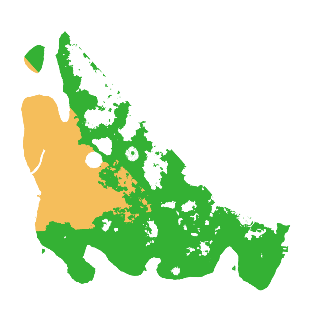 Biome Rust Map: Procedural Map, Size: 3500, Seed: 27735137