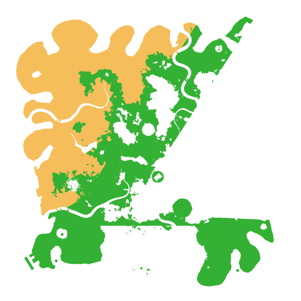 Biome Rust Map: Procedural Map, Size: 4250, Seed: 406329971