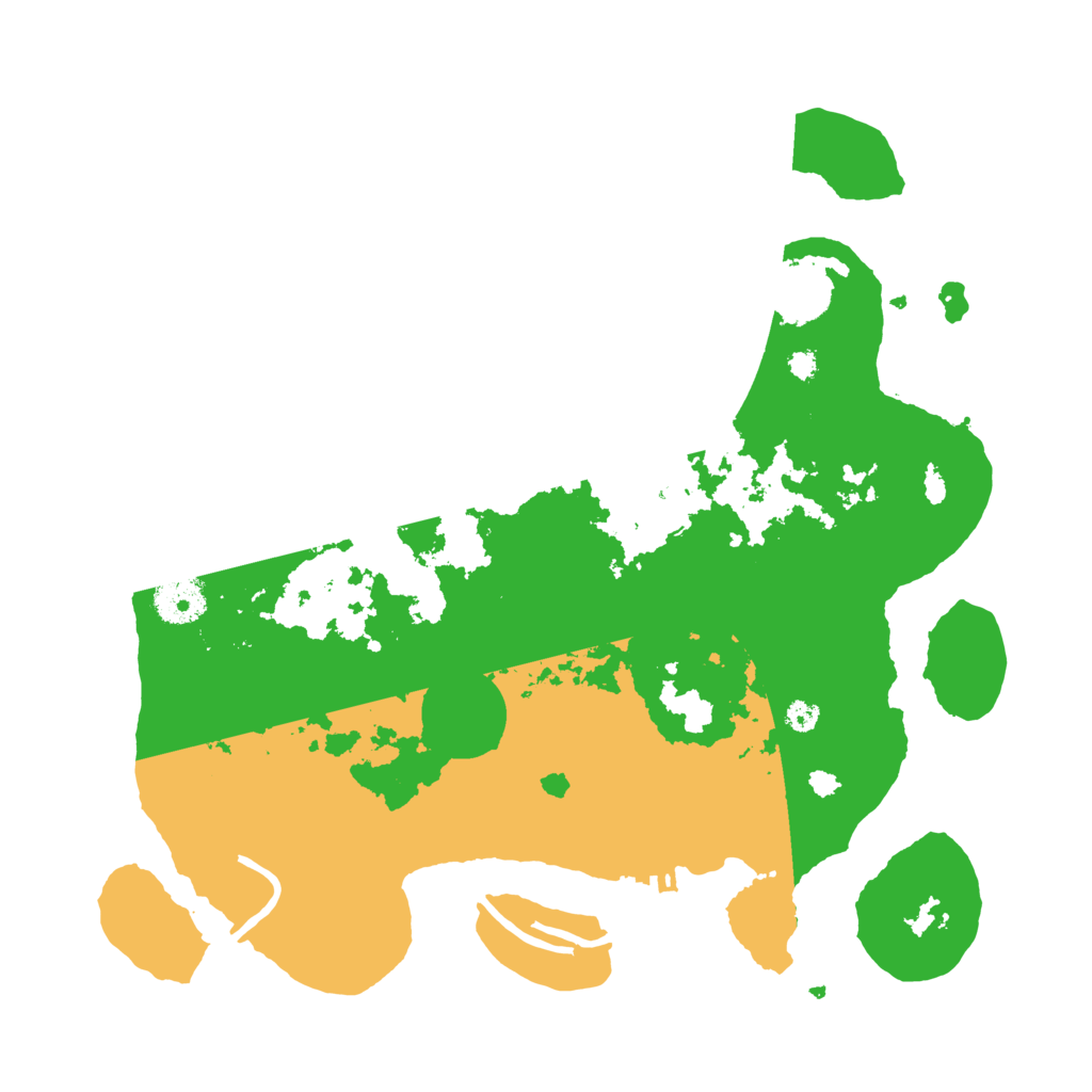 Biome Rust Map: Procedural Map, Size: 3500, Seed: 56982