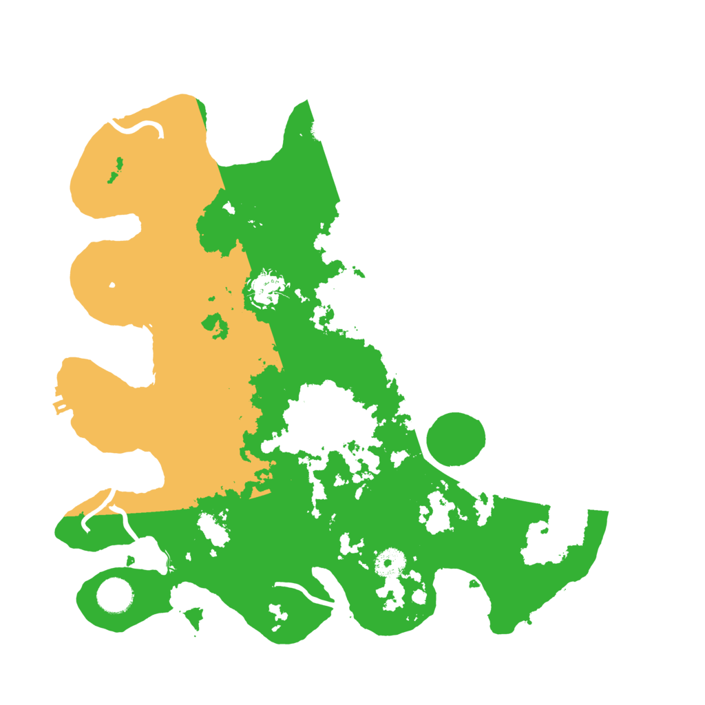 Biome Rust Map: Procedural Map, Size: 3500, Seed: 8212311