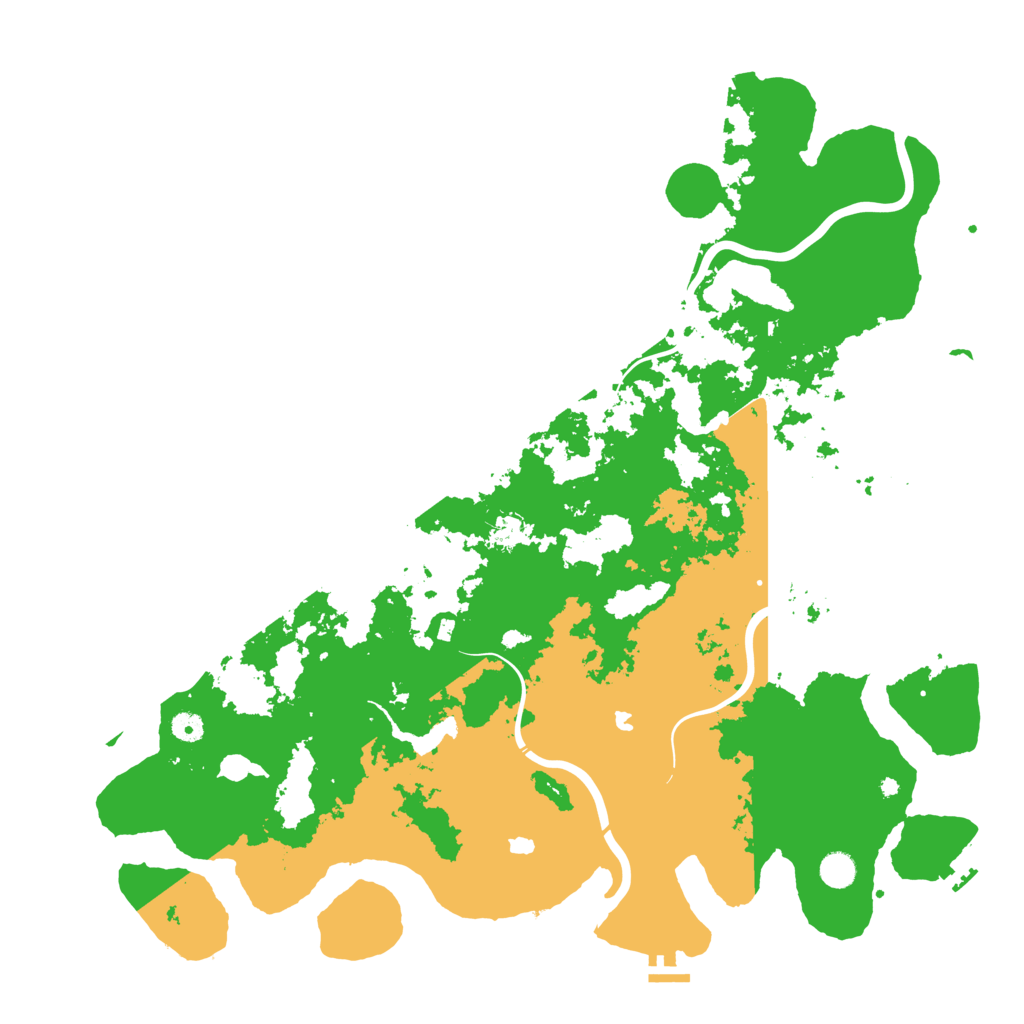 Biome Rust Map: Procedural Map, Size: 5000, Seed: 589387990