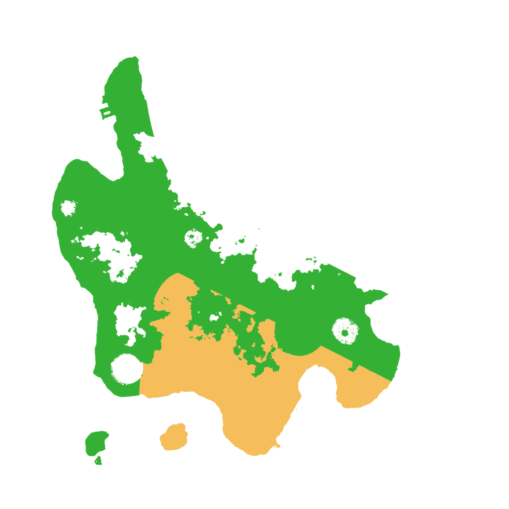 Biome Rust Map: Procedural Map, Size: 3000, Seed: 249898063