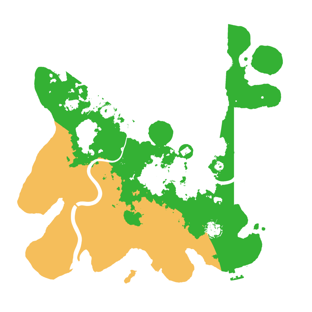 Biome Rust Map: Procedural Map, Size: 3500, Seed: 1798860077