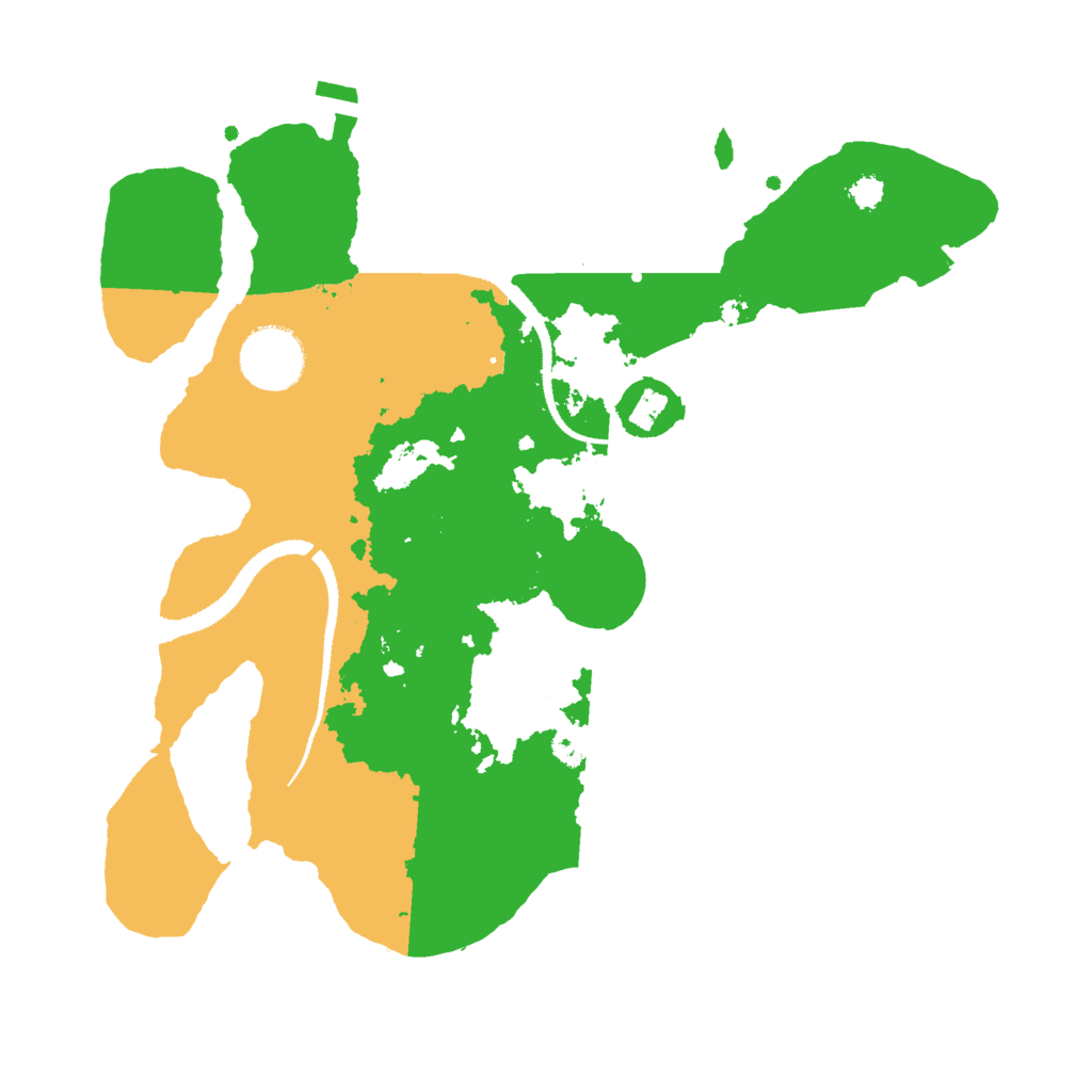 Biome Rust Map: Procedural Map, Size: 3000, Seed: 11224440