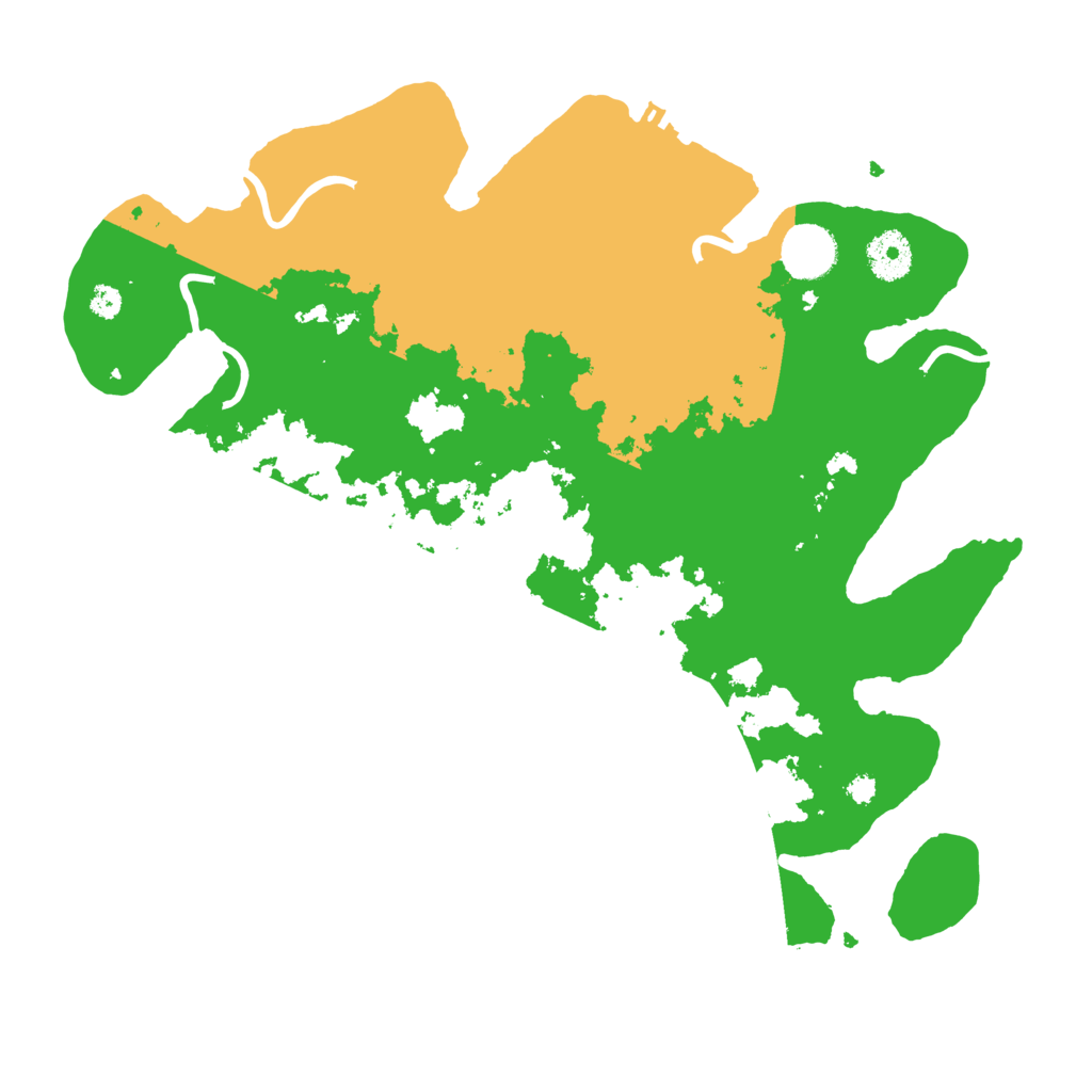 Biome Rust Map: Procedural Map, Size: 3500, Seed: 45435804