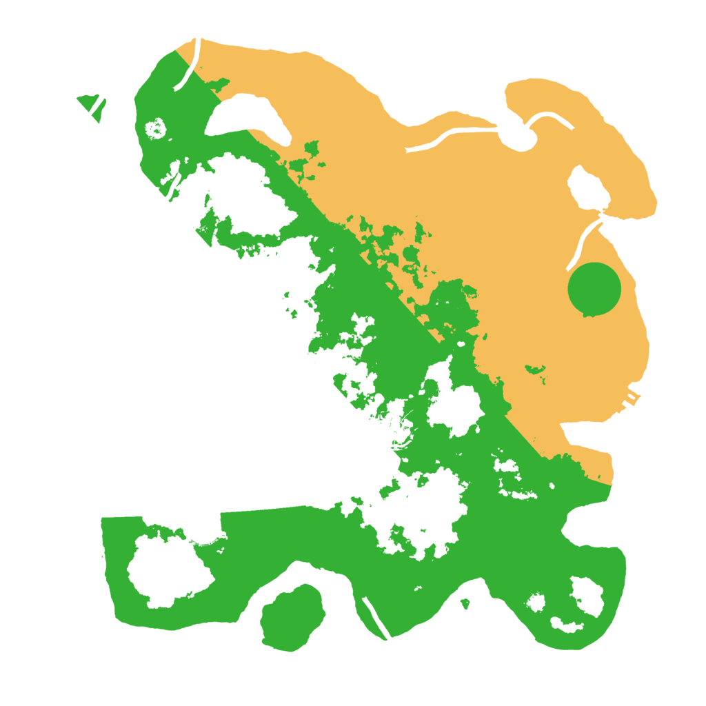 Biome Rust Map: Procedural Map, Size: 3500, Seed: 19381123