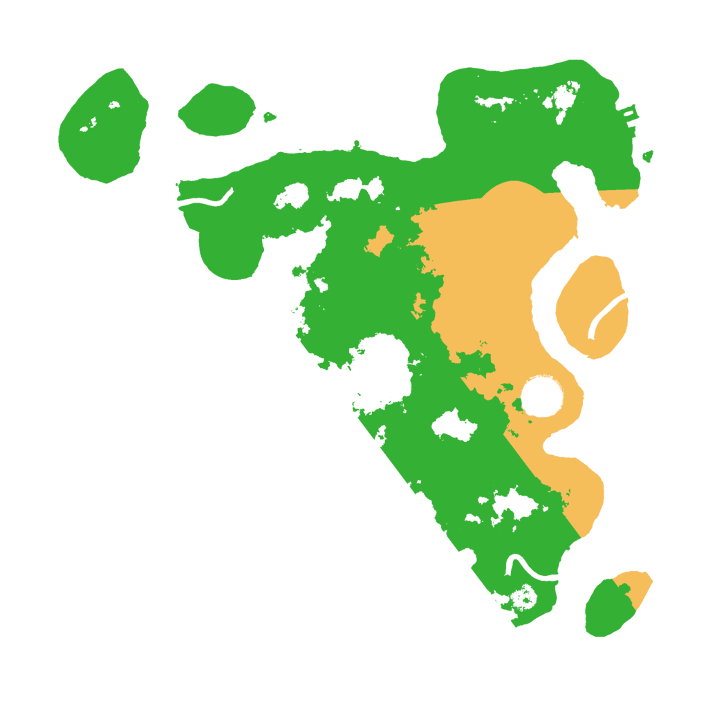 Biome Rust Map: Procedural Map, Size: 3000, Seed: 46630834