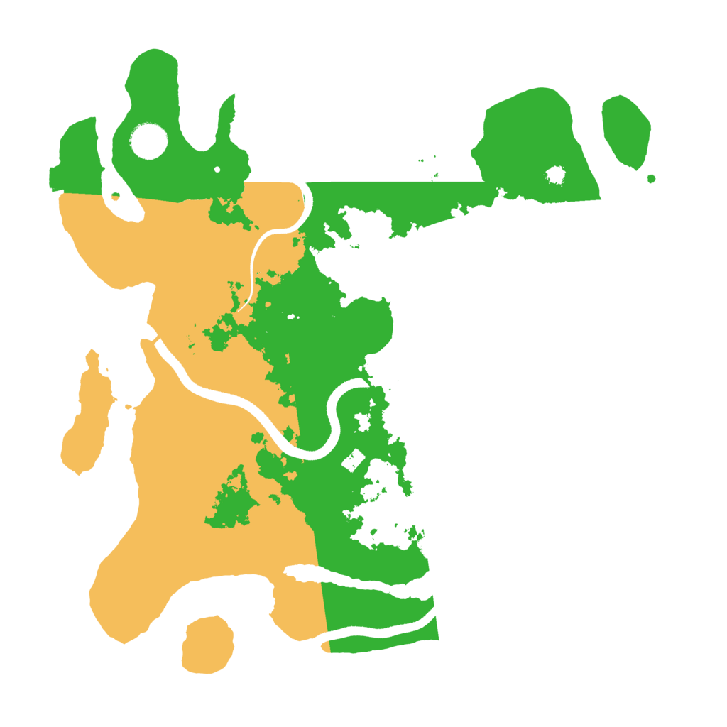 Biome Rust Map: Procedural Map, Size: 3500, Seed: 2005220480