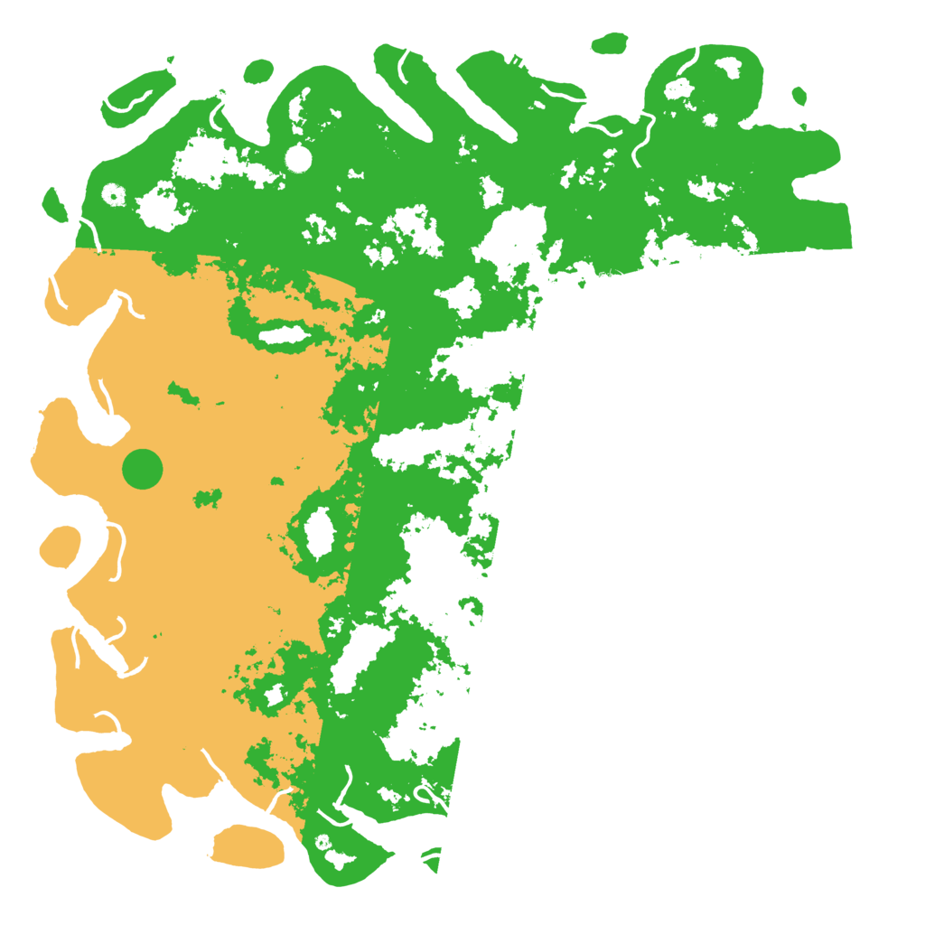 Biome Rust Map: Procedural Map, Size: 6000, Seed: 1228520885