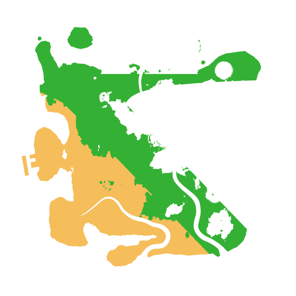 Biome Rust Map: Procedural Map, Size: 3000, Seed: 9900