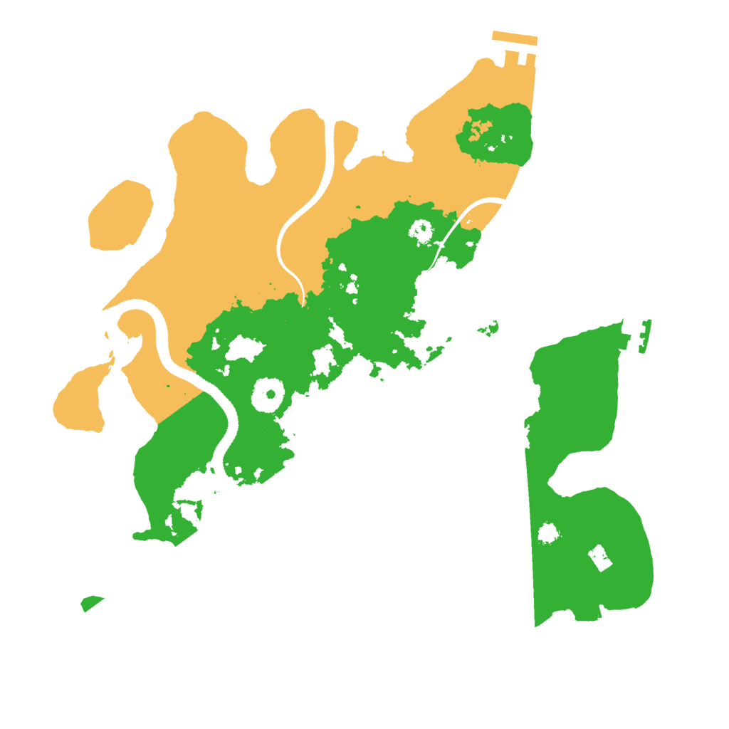 Biome Rust Map: Procedural Map, Size: 3200, Seed: 228295328