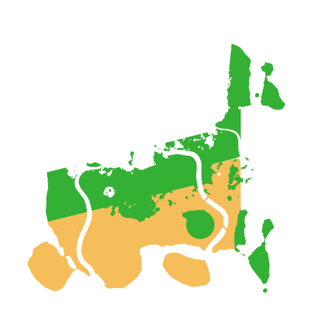 Biome Rust Map: Procedural Map, Size: 3000, Seed: 56982