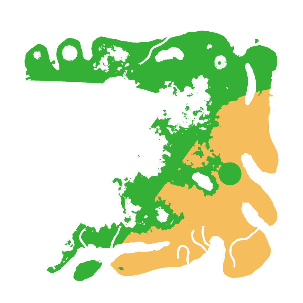 Biome Rust Map: Procedural Map, Size: 3500, Seed: 61209344