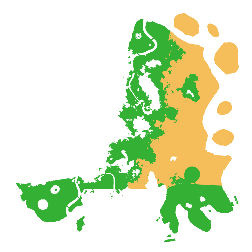 Biome Rust Map: Procedural Map, Size: 4250, Seed: 404263547