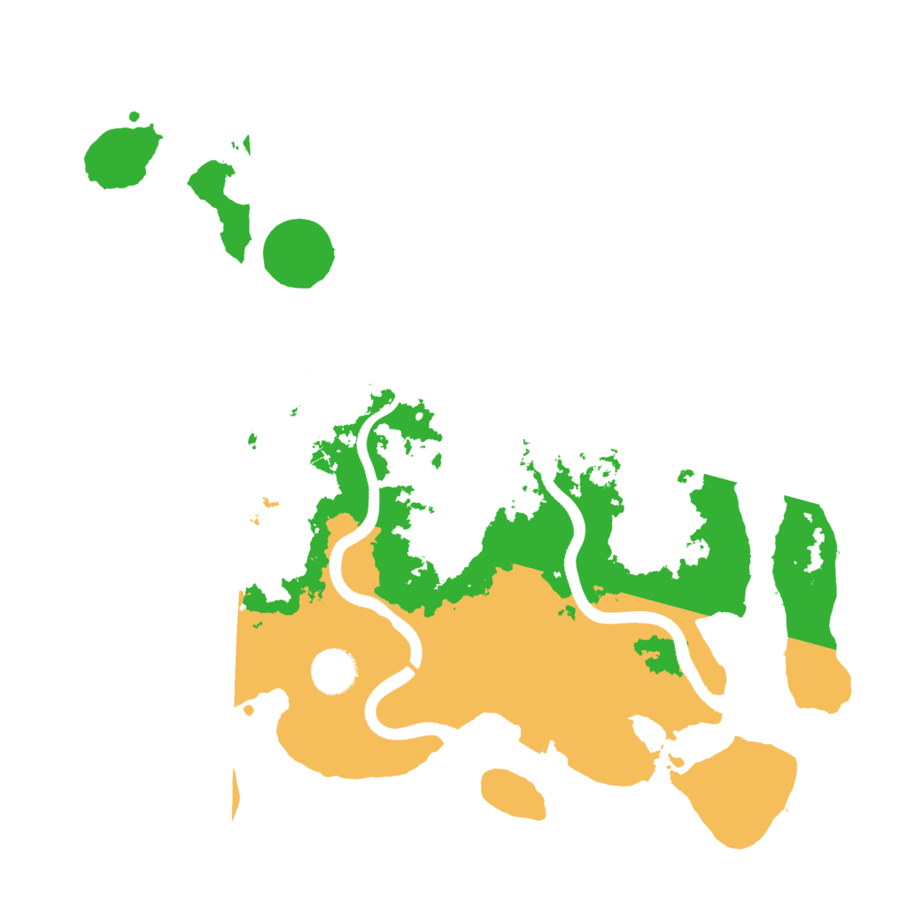 Biome Rust Map: Procedural Map, Size: 3500, Seed: 432210722