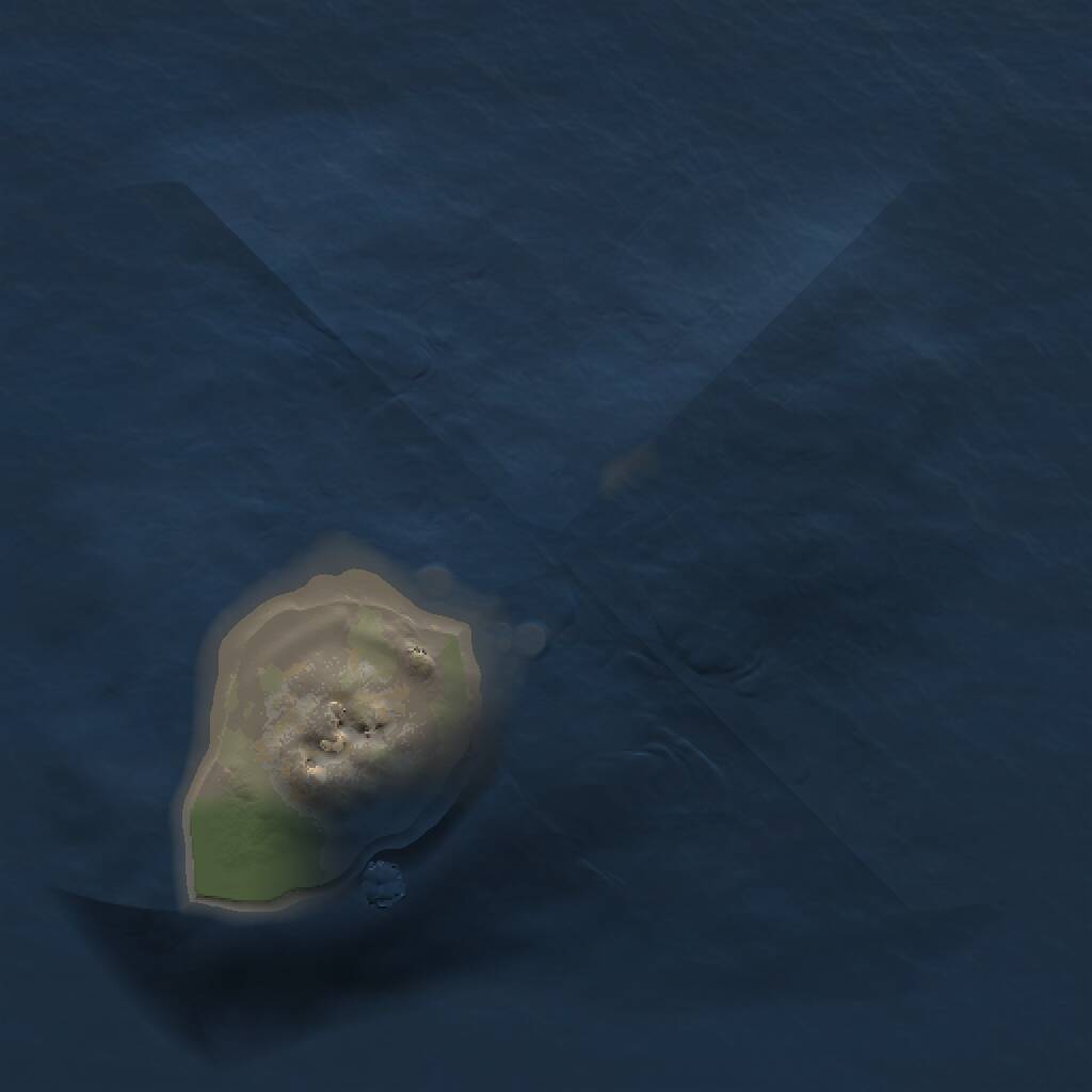 Rust Map: Procedural Map, Size: 1000, Seed: 141667, 1 Monuments