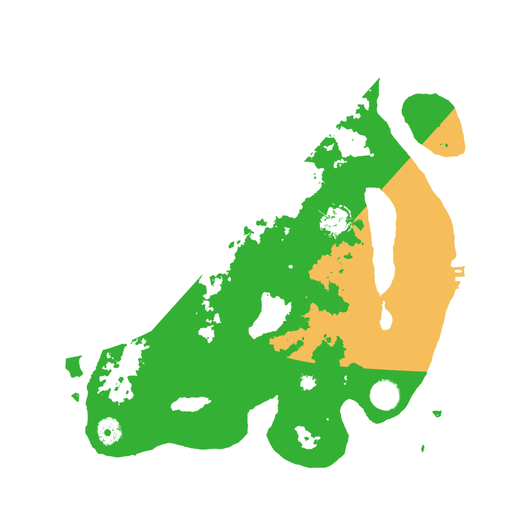 Biome Rust Map: Procedural Map, Size: 3000, Seed: 1241937656