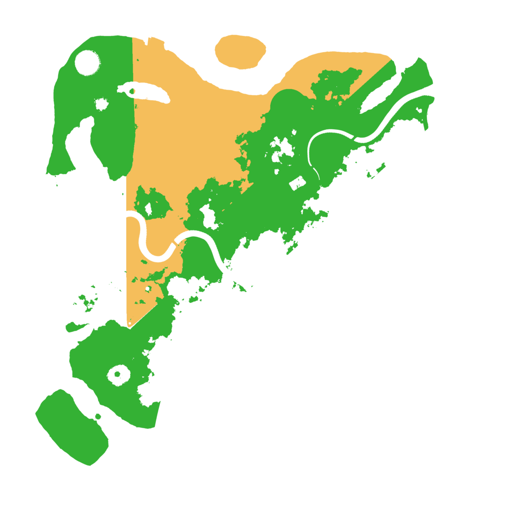 Biome Rust Map: Procedural Map, Size: 3550, Seed: 3536