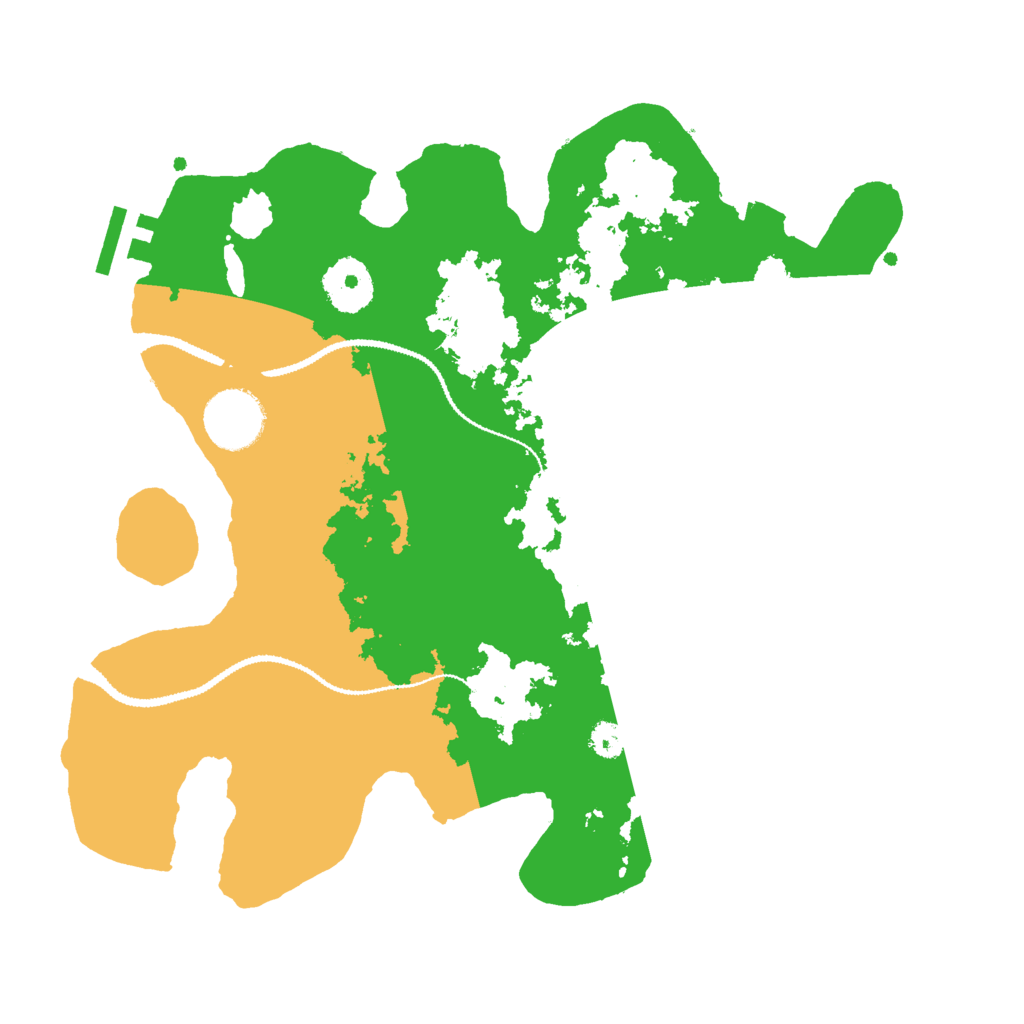 Biome Rust Map: Procedural Map, Size: 3000, Seed: 1668819654