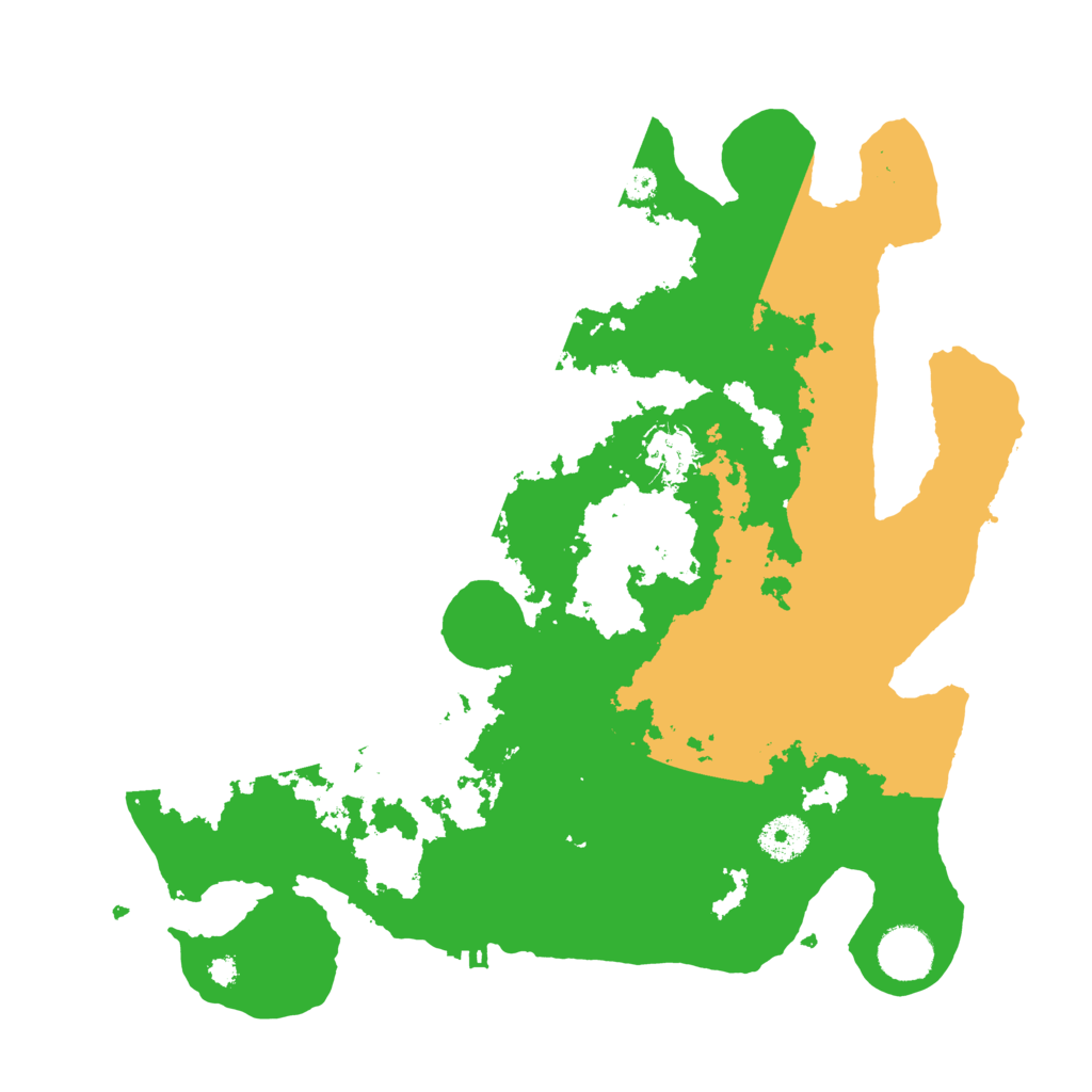 Biome Rust Map: Procedural Map, Size: 3500, Seed: 2545106