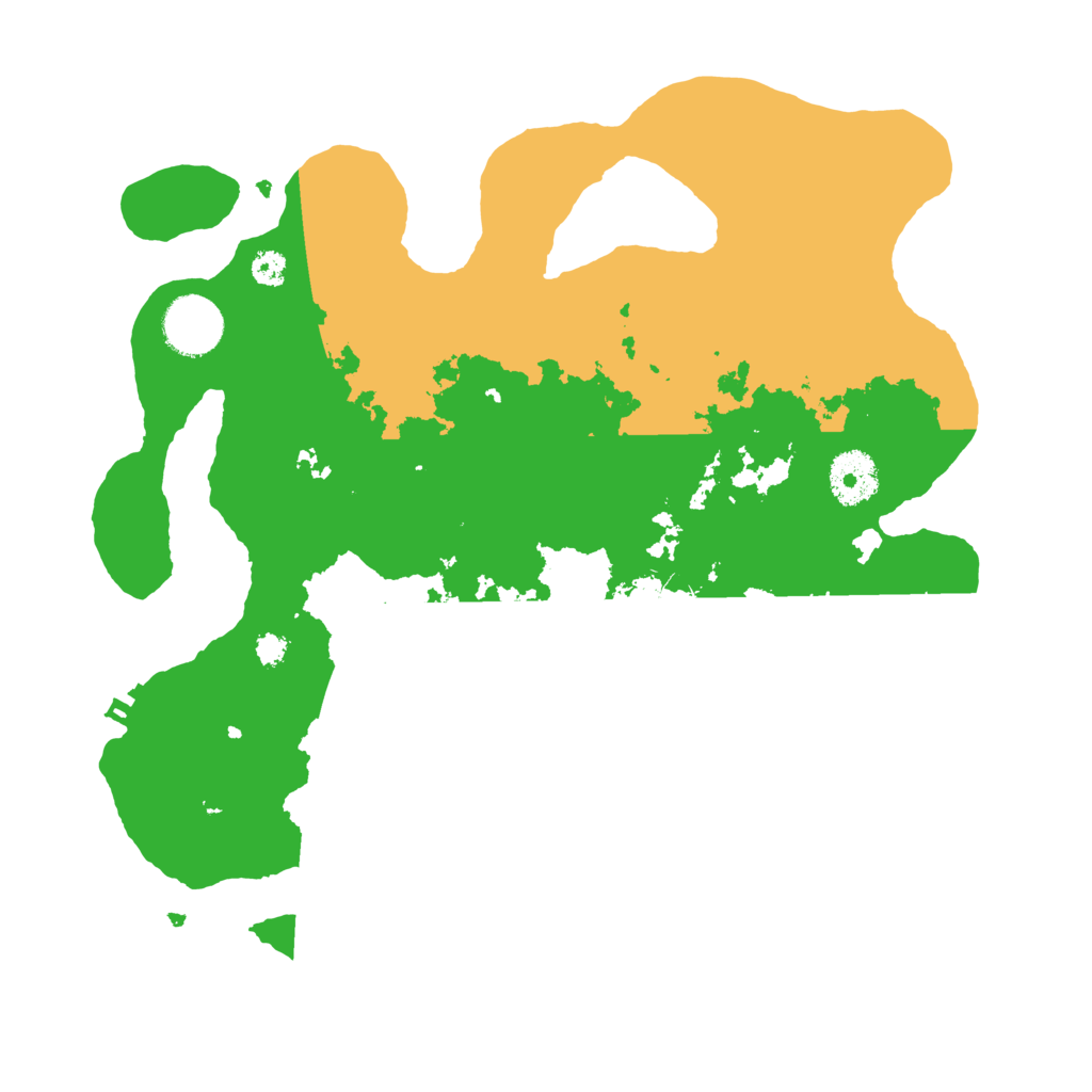 Biome Rust Map: Procedural Map, Size: 3200, Seed: 543237475