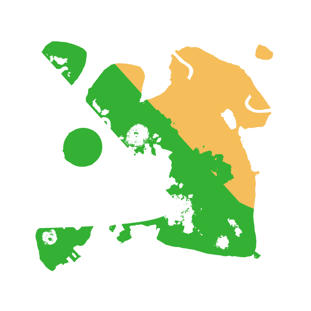 Biome Rust Map: Procedural Map, Size: 2159, Seed: 13934