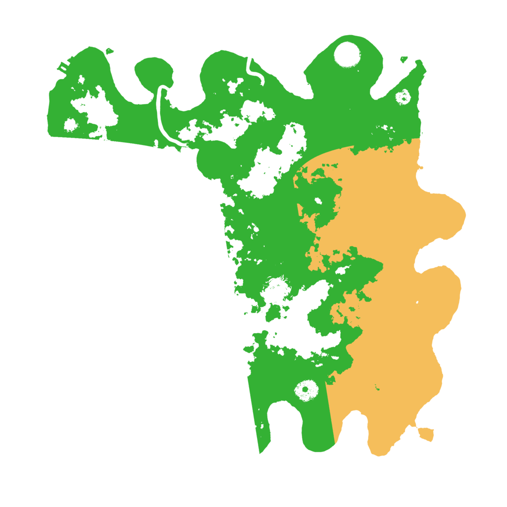 Biome Rust Map: Procedural Map, Size: 3500, Seed: 483854684