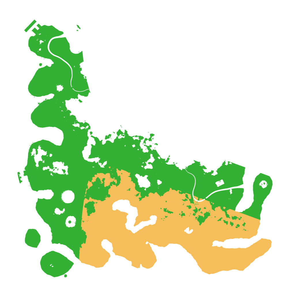 Biome Rust Map: Procedural Map, Size: 4000, Seed: 6563