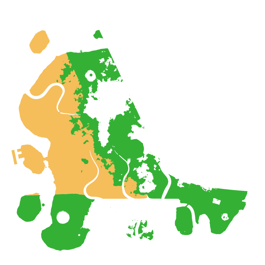 Biome Rust Map: Procedural Map, Size: 3700, Seed: 1725257525