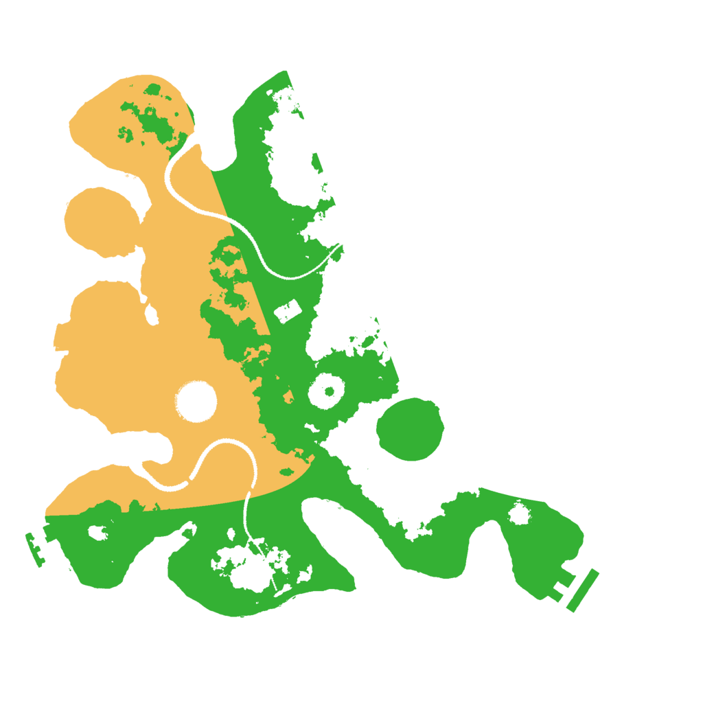 Biome Rust Map: Procedural Map, Size: 3000, Seed: 2168759