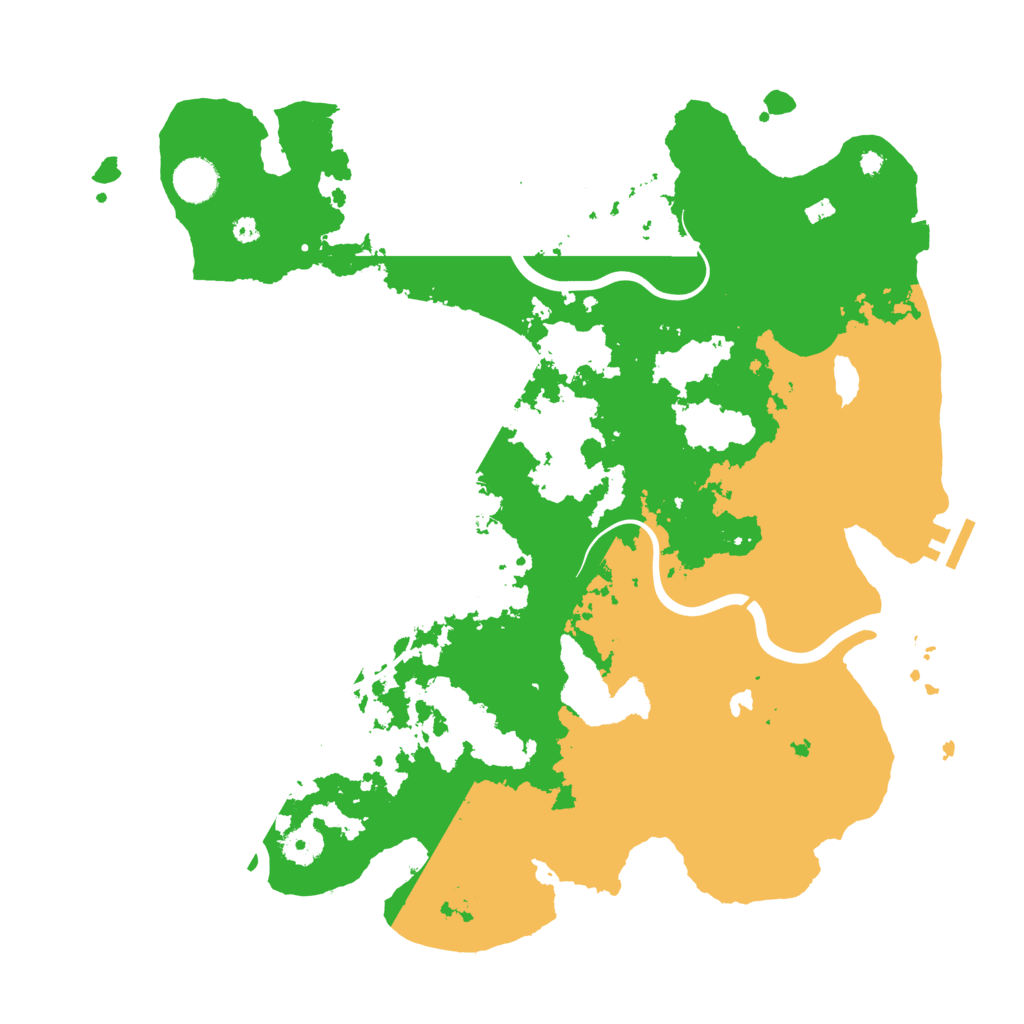 Biome Rust Map: Procedural Map, Size: 4000, Seed: 4251