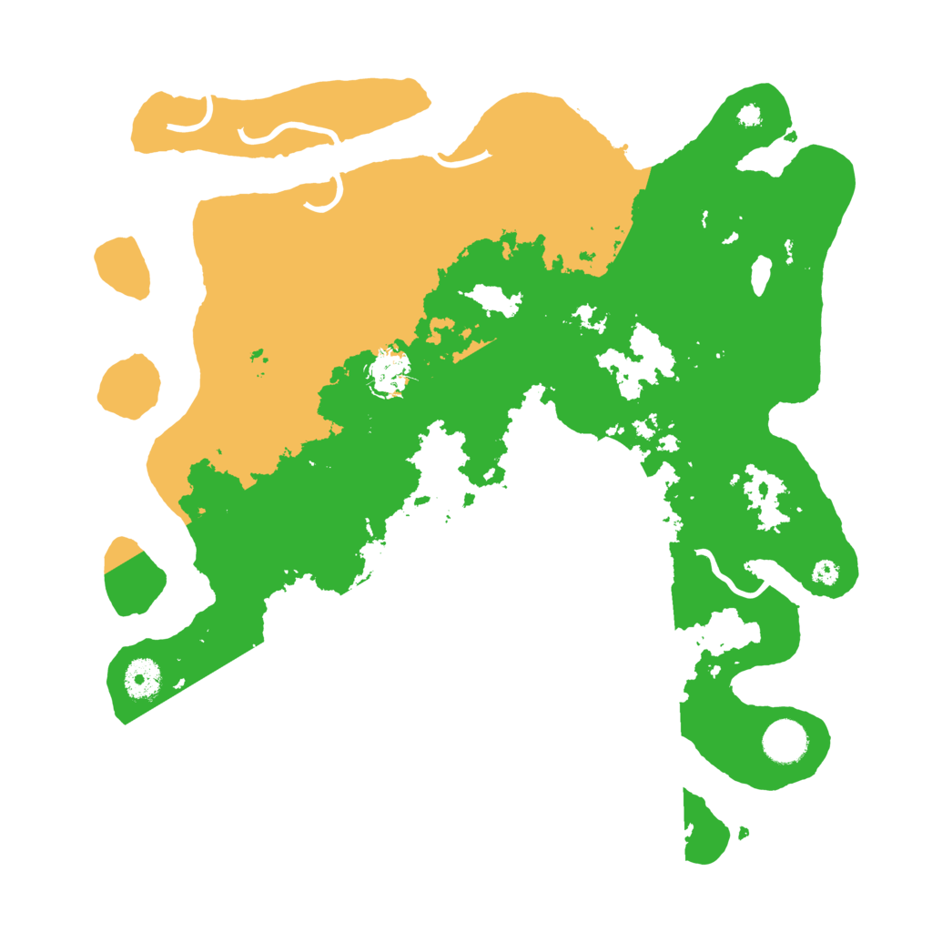 Biome Rust Map: Procedural Map, Size: 3700, Seed: 1999234669