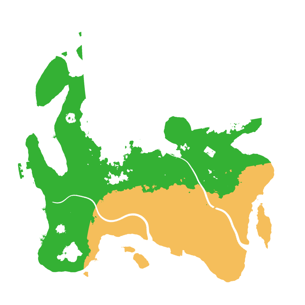 Biome Rust Map: Procedural Map, Size: 3000, Seed: 1752459173