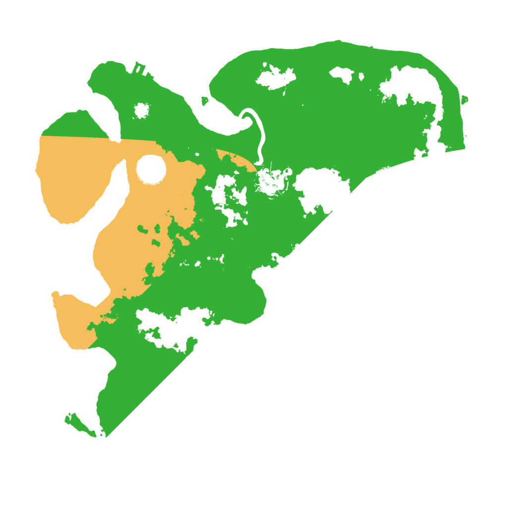 Biome Rust Map: Procedural Map, Size: 3000, Seed: 878729077