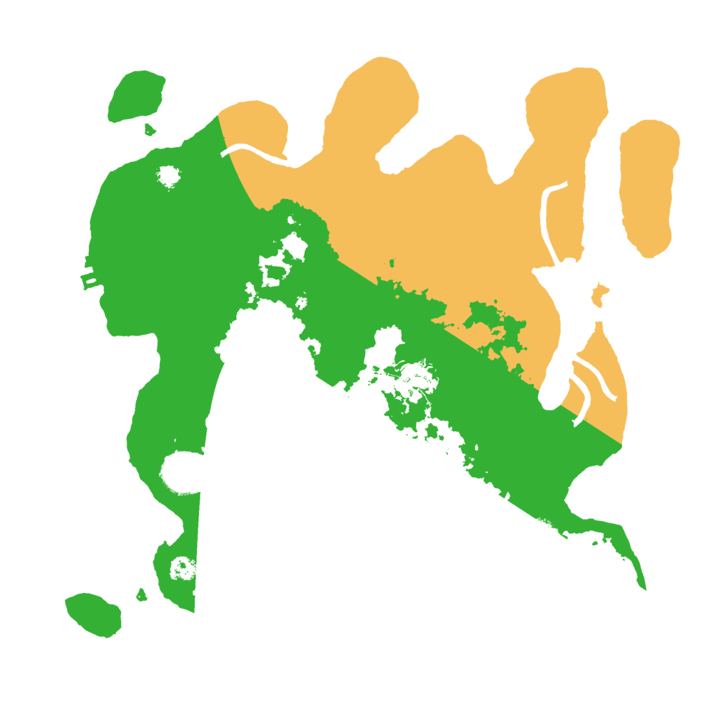 Biome Rust Map: Procedural Map, Size: 3000, Seed: 145223067