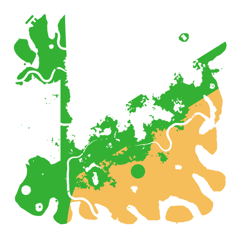 Biome Rust Map: Procedural Map, Size: 4500, Seed: 67880260