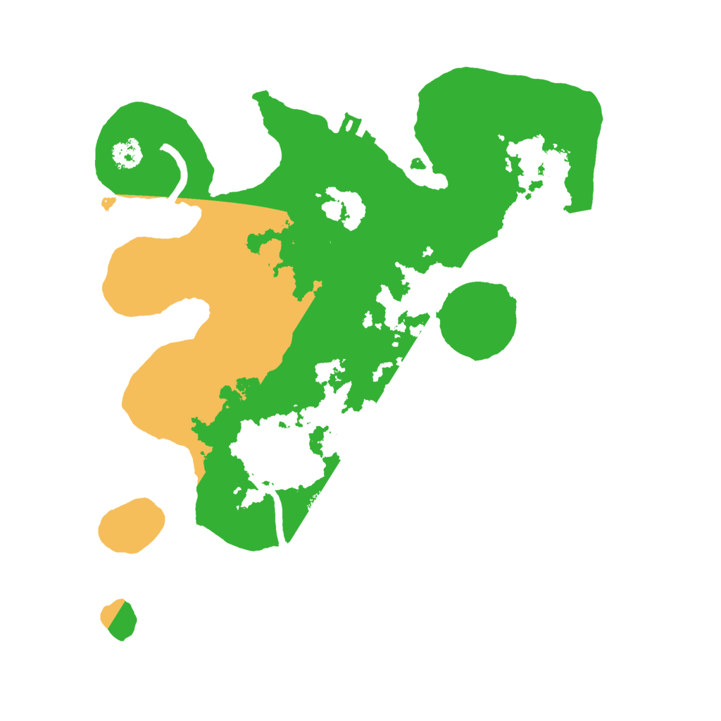 Biome Rust Map: Procedural Map, Size: 2500, Seed: 639382549