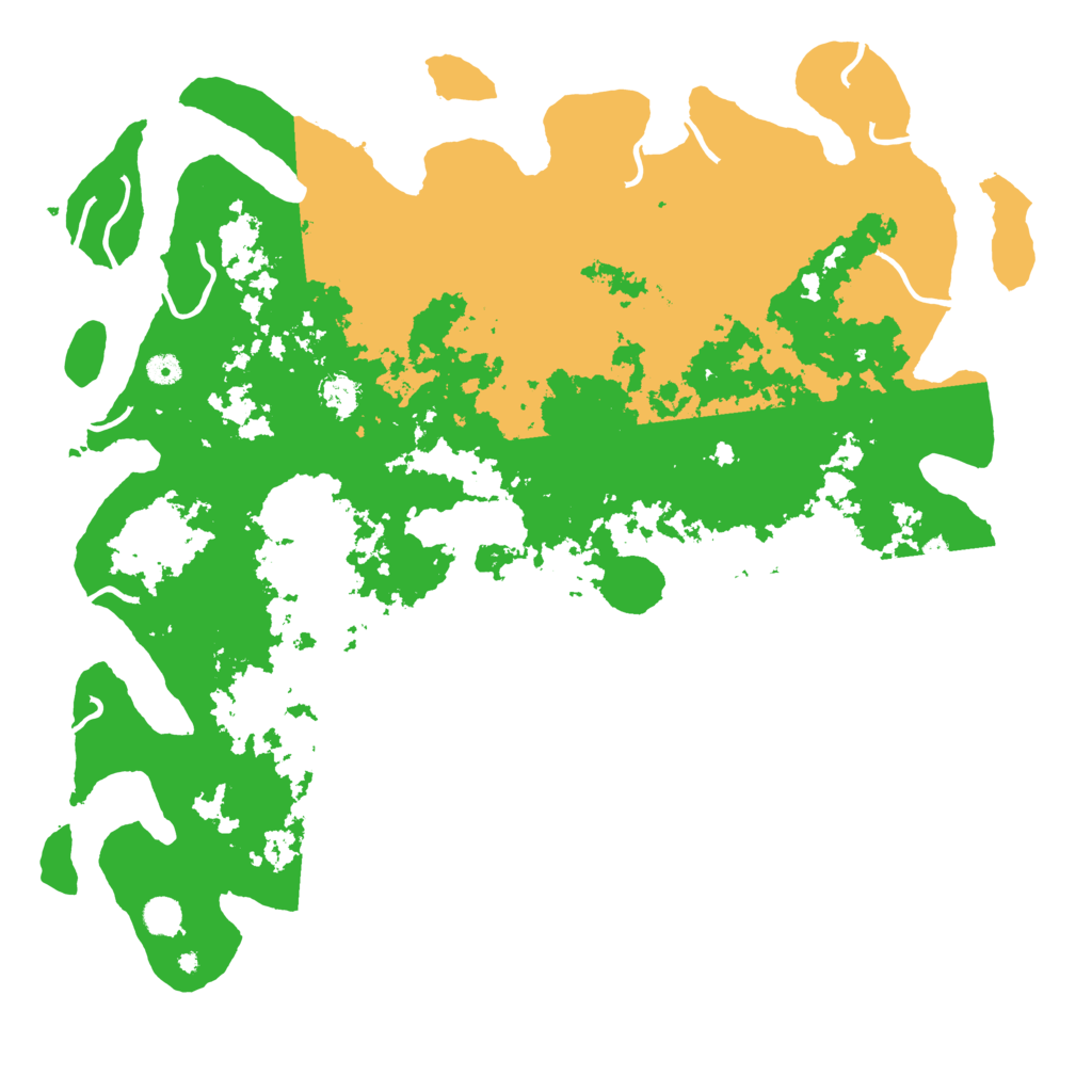 Biome Rust Map: Procedural Map, Size: 5000, Seed: 380640231