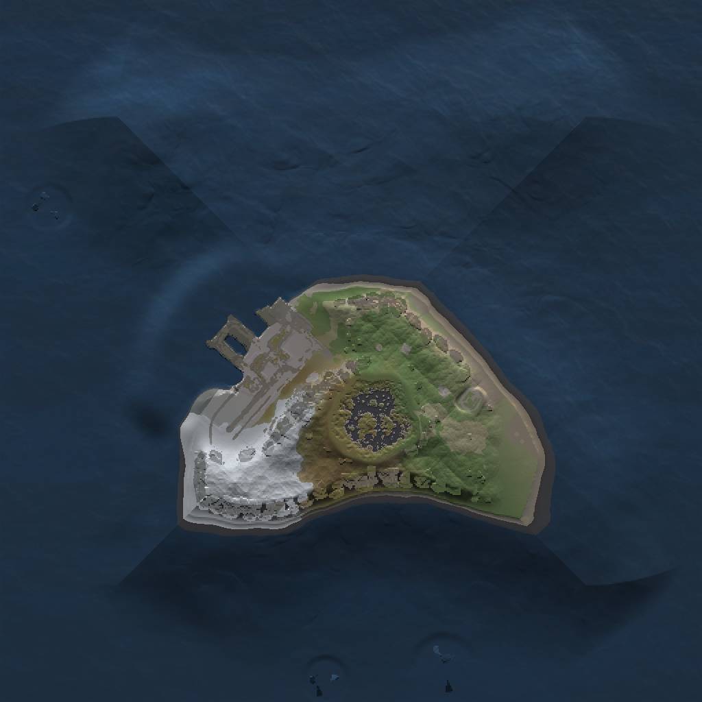 Rust Map: Procedural Map, Size: 1111, Seed: 193099, 4 Monuments