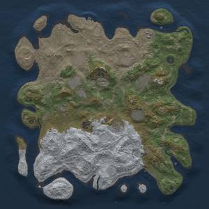 Thumbnail Rust Map: Procedural Map, Size: 4250, Seed: 97786023, 18 Monuments