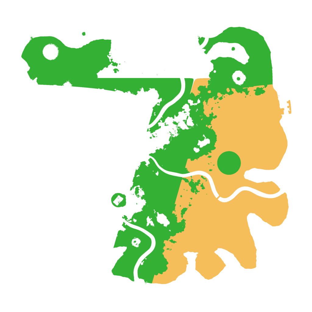 Biome Rust Map: Procedural Map, Size: 3500, Seed: 1650450287