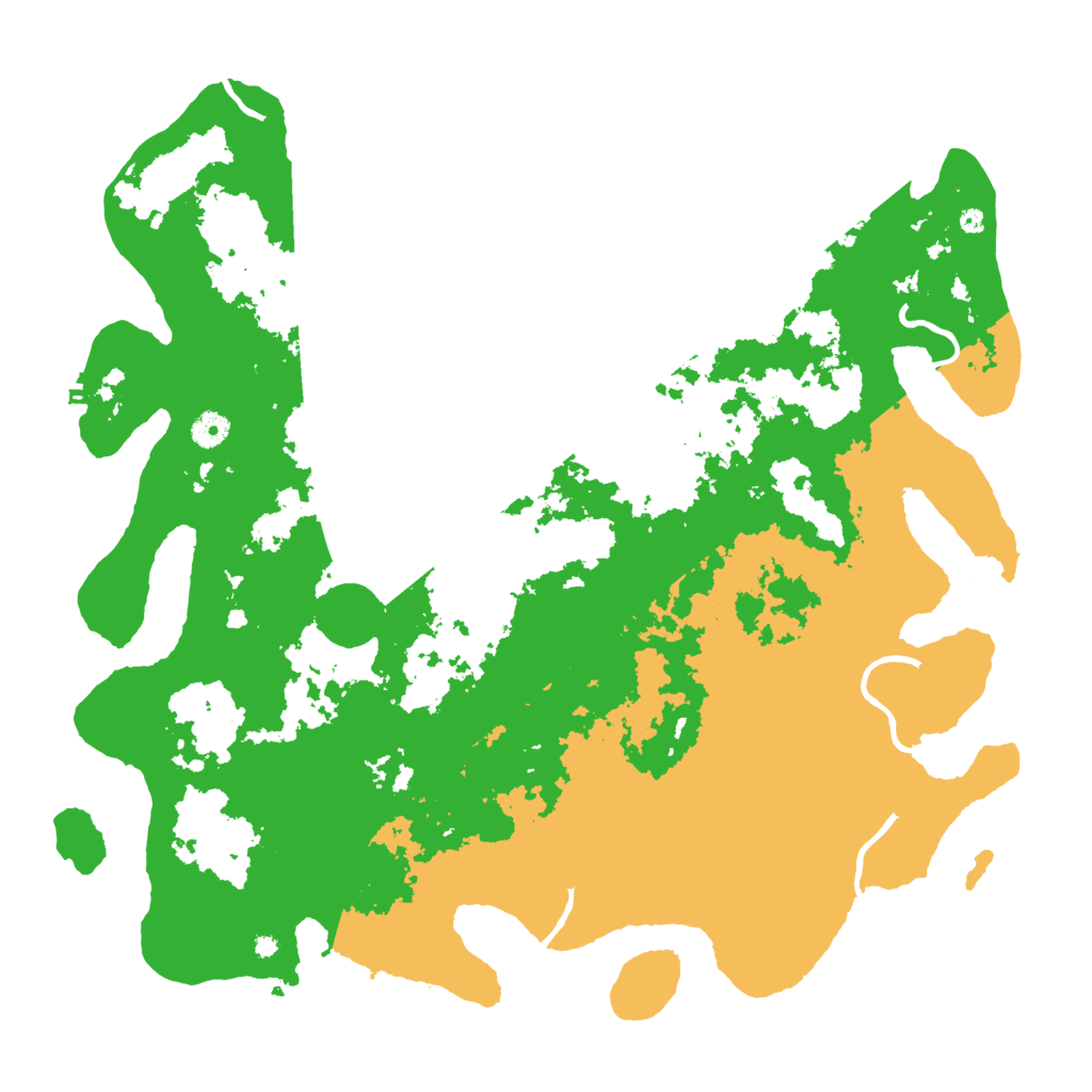 Biome Rust Map: Procedural Map, Size: 4500, Seed: 1522