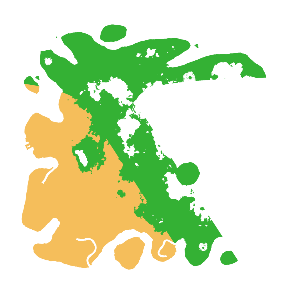 Biome Rust Map: Procedural Map, Size: 3500, Seed: 48561425