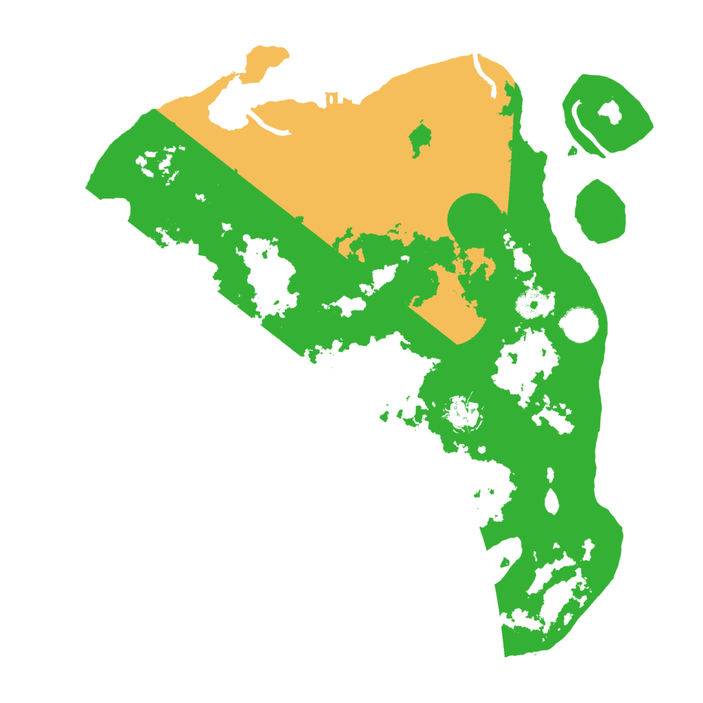 Biome Rust Map: Procedural Map, Size: 3500, Seed: 6230