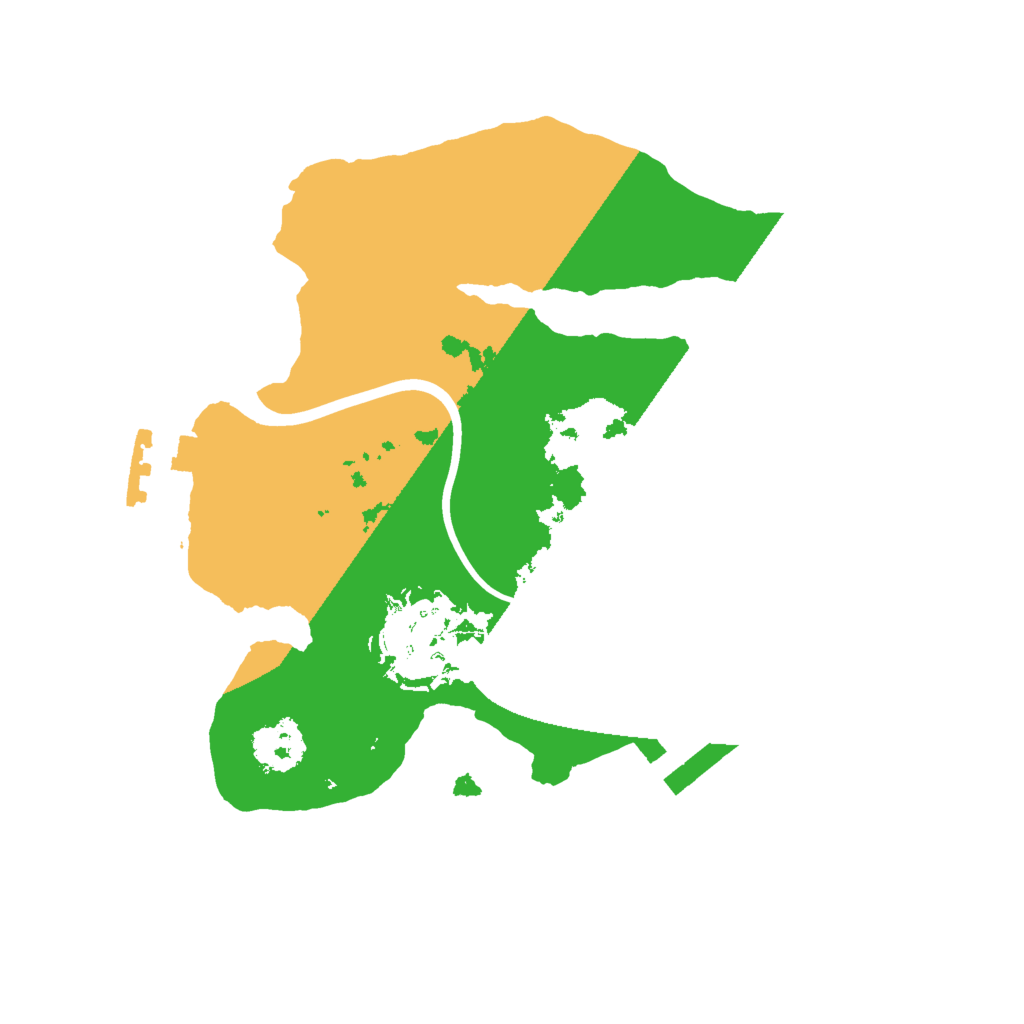 Biome Rust Map: Procedural Map, Size: 2000, Seed: 535077186