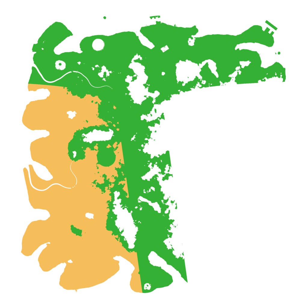 Biome Rust Map: Procedural Map, Size: 4500, Seed: 18775632