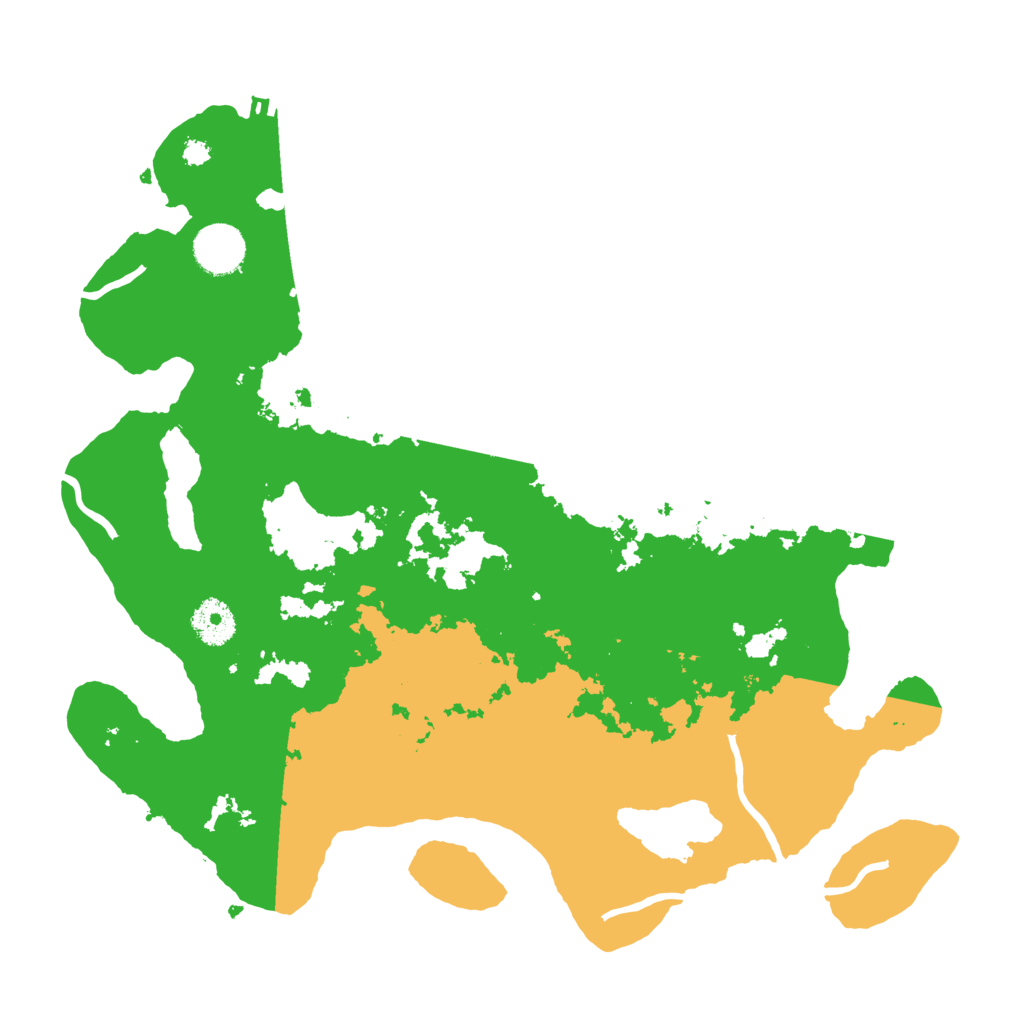 Biome Rust Map: Procedural Map, Size: 3500, Seed: 2033871603