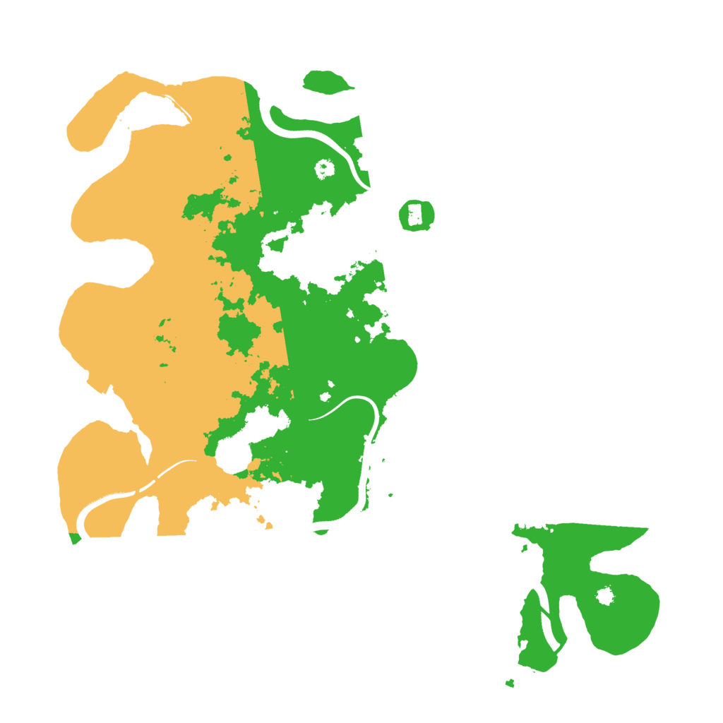 Biome Rust Map: Procedural Map, Size: 3700, Seed: 1176167087