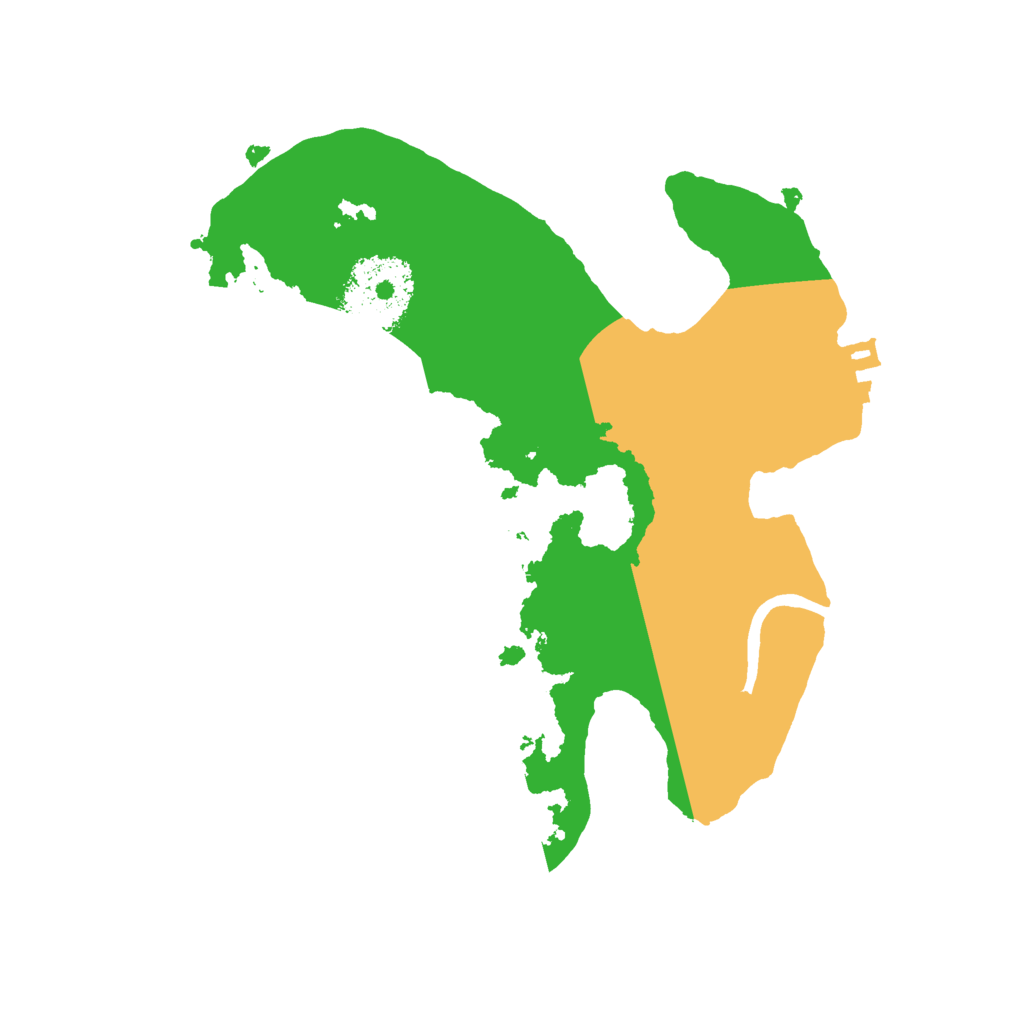 Biome Rust Map: Procedural Map, Size: 2200, Seed: 1547267790