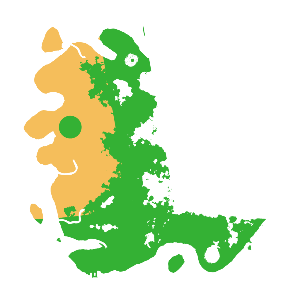 Biome Rust Map: Procedural Map, Size: 3500, Seed: 1744845090